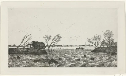 Padon murtuminen Dreumelissa, 1855
