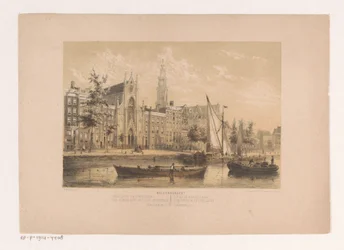 Keizersgracht Onze-Lieve-Vrouwekerkin kanssa Amsterdamissa