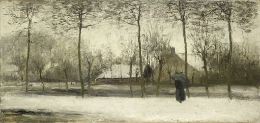 Talvimaisema, noin 1875 (öljy kankaalle)