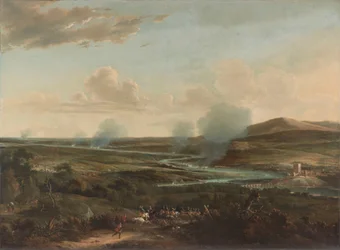 Medwayn taistelu Matka Chathamiin, 1667: nähtynä kukkulalta lähellä Rochesteria