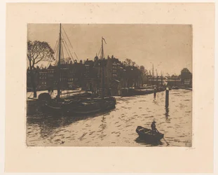 Näkymä Leuvehavenille Rotterdamissa