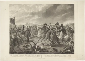 Hänen kuninkaallinen korkeutensa William Prince of Orange loistokkaassa Waterloon taistelussa 18. kesäkuuta 1815 haavoittuneena voiton hetkellä / Son Altesse Royale Guillaume Prince d