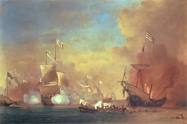 Barbary Pirates hyökkää espanjalaiseen laivaan