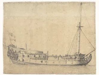 Loyal George, varttui neljän päivän taistelun jälkeen kesäkuussa 1666