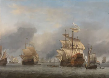 Kuninkaallisen prinssin vangitseminen Englannin amiraalikunnan "Kuninkaallinen prinssi" vangitseminen 13. kesäkuuta 1666 Neljän päivän taistelun aikana, 11.-14. kesäkuuta 1666: jakso toisesta anglo-hollantilaissodasta (1665-67)