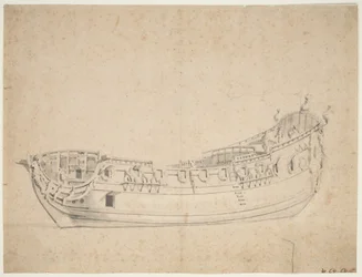 Muotokuva "James Galley", noin 1676 (offset, lyijykynä, pesu).