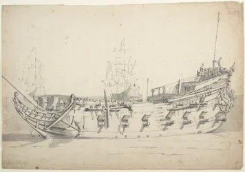 Muotokuva "Wulpenburg Amsterdam", noin 1659 (grafiitti, harmaa pesu).