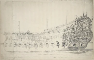 Muotokuva "Monckista", noin 1676 (grafiitti, pesu).