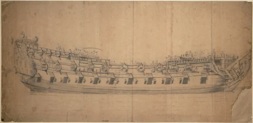 Tiikerin muotokuva (1647), noin 1681 (grafiitti, harmaa pesu).