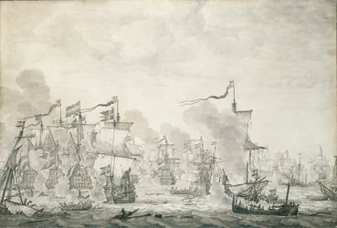 The Battle of The Sound, 29. lokakuuta - 8. marraskuuta 1658, noin 1660 (öljymaalaus).