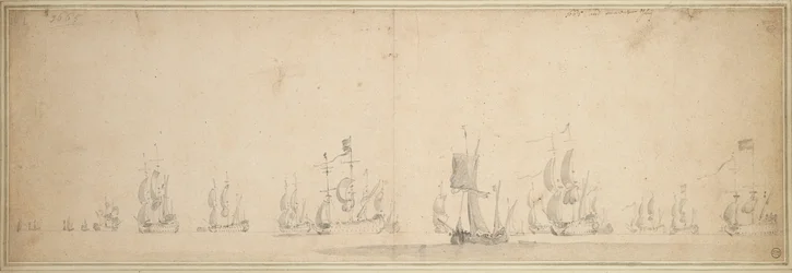 Alankomaiden laivasto ennen Lowestoftin taistelua touko-kesäkuussa 1665.
