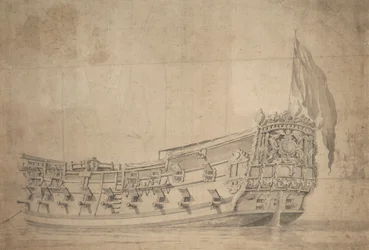 Muotokuva "Providence", noin 1661 (grafiitti, harmaa pesu).