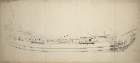 Muotokuva "Saudadoista", noin 1676 (grafiitti, harmaa tussi).