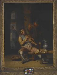 The Revelers (öljy puulle)