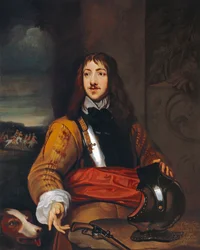 Eversti Richard Neville tai Sir Charles Lucas (1615-76) c. 1643 (öljy kankaalle)