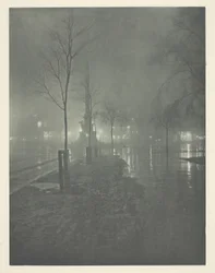 Märkä yö, Columbus Circle, New York