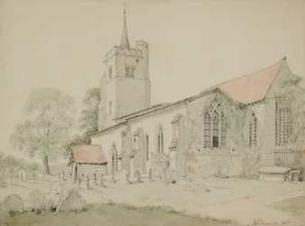 Aldenhamin kirkko, Hertfordshire
