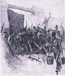 Hyökkäys La Haye Sainteen, esimerkki brittiläisistä taisteluista maalla ja merellä, 1915