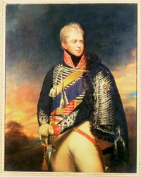 Ernestin, Cumberlandin herttuan ja Hannoverin kuninkaan (1771-1851) muotokuva (öljy kankaalle)