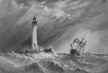 Eddystonen majakka, 1836