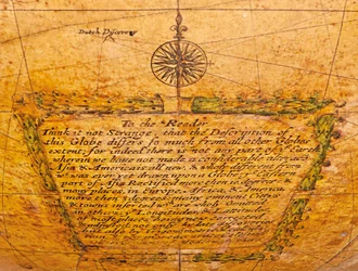 Varhainen englantilainen maanpäällinen maapallo, n. 1673