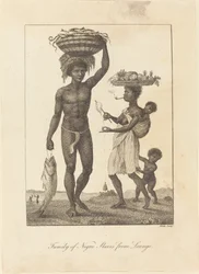 Loangon orjien perhe, 1793.