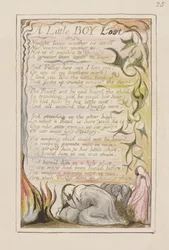 P.124-1950.pt53 Pieni poika kadonnut: levy 53 kappaleesta Songs of Innocence and of Experience (kopio R) n. 1802-08 (etsaus, muste ja wc)