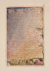 P.125-1950.pt12 Savupiipunlakaisu: levy 12 kappaleesta Songs of Innocence and of Experience (kopio AA) n. 1815-26 (etsaus, muste ja wc)