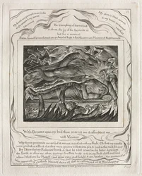 Jobin kirja: Pl. 11, Unelmilla sängylläni sinä pelotat minua ja pelotat minua..., 1825.
