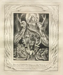 Jobin kirja: Pl. 16, Sinä olet täyttänyt jumalattomien tuomion, 1825.