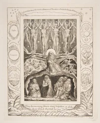 Luominen, Jobin kirjan kuvituksista, 1825-26.