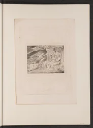 Sanansaattajat kertovat Jobille hänen onnettomuuksistaan, 1825.