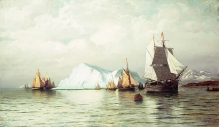 Artic Caravan (öljy kankaalle)