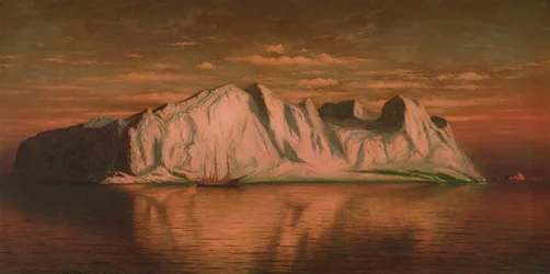 Muirin jäätikkö, n. 1872 (öljy kankaalle)
