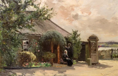 Balgay Lodge, Dundee (öljy kankaalle)