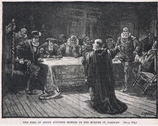 Earl of Arran syyttää Mortonia Darnleyn murhasta 1581