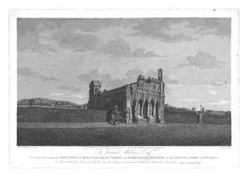West View King Edwards Chapelista Wakefield Bridgellä Yorkin kreivikunnassa, 1800