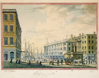 Billingsgate Market, Lontoo, 1799
