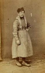 Työntekijöitä Tredegarin ruukista Walesista