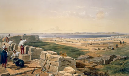 Straits of Yenikale, levy "The Seat of War in the East", pubi. Paul und Dominic Colnaghi und Co., 1856