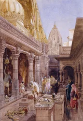 Kultainen temppeli, Benares, 1862