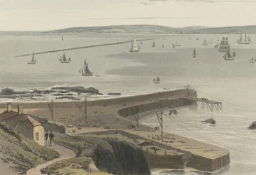 Laituri Straddon Pointissa lähellä Plymouthia