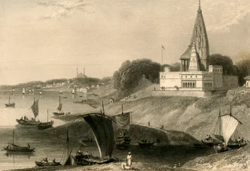 Bernar-pagodi, Benares, 1835.