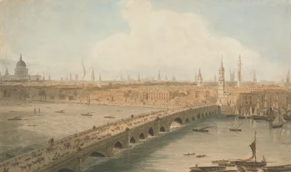 Näkymä London Bridgelle ja St. Paulin katedraalille