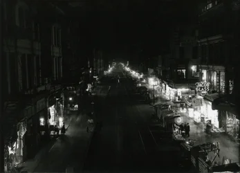 Yönäkymä Grand Streetiltä Orchard Streetillä, NYC, 1917