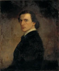 Taiteilijan muotokuva, ikä 23, n. 1860.