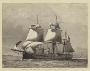 Edinburghin herttua, HMS Sultan, HRH:n lähtö
