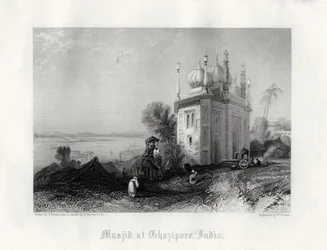 "Masjid at Ghazipur, Intia", 1800-luku