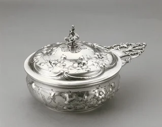 Porringer kannella, c. 1856 (hopea)