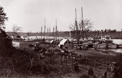 Broadway Landing, Appomattox River, 1864.